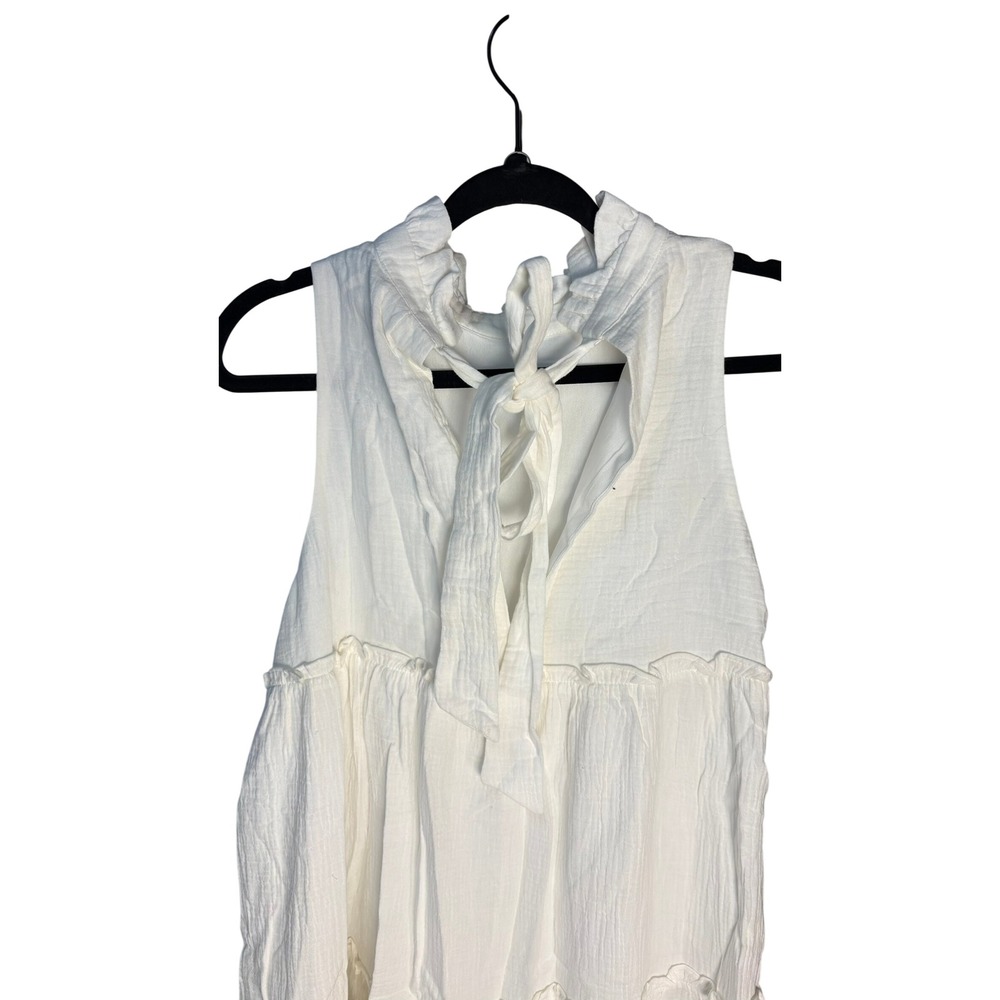 Tuckernuck Pomander Place Morgan White Mini Swing Dress (MSRP: $158) Medium - Picture 6 of 8